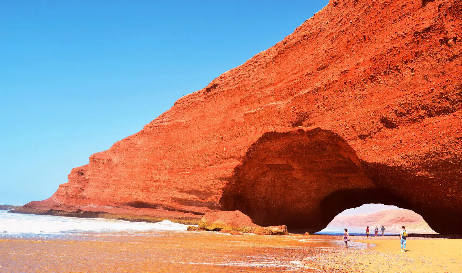 Atlantic coast near Agadir on a six-day Morocco tour
