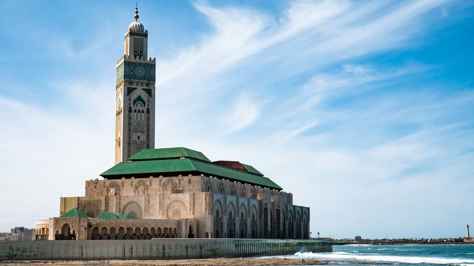 Hassan II Mosque in Casablanca, starting point of a five-day Morocco tour