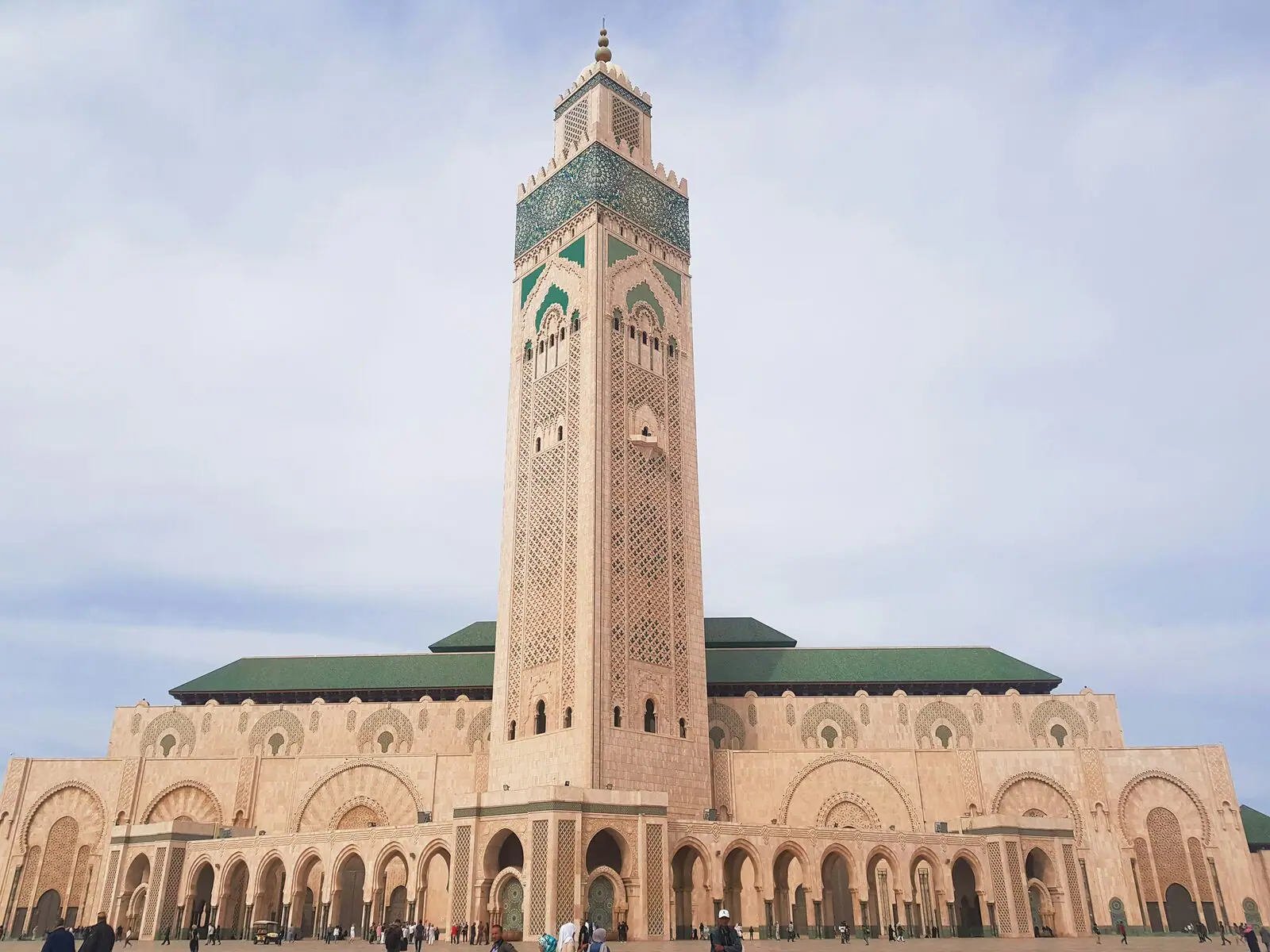 Hassan II Mosque at sunset, Casablanca
