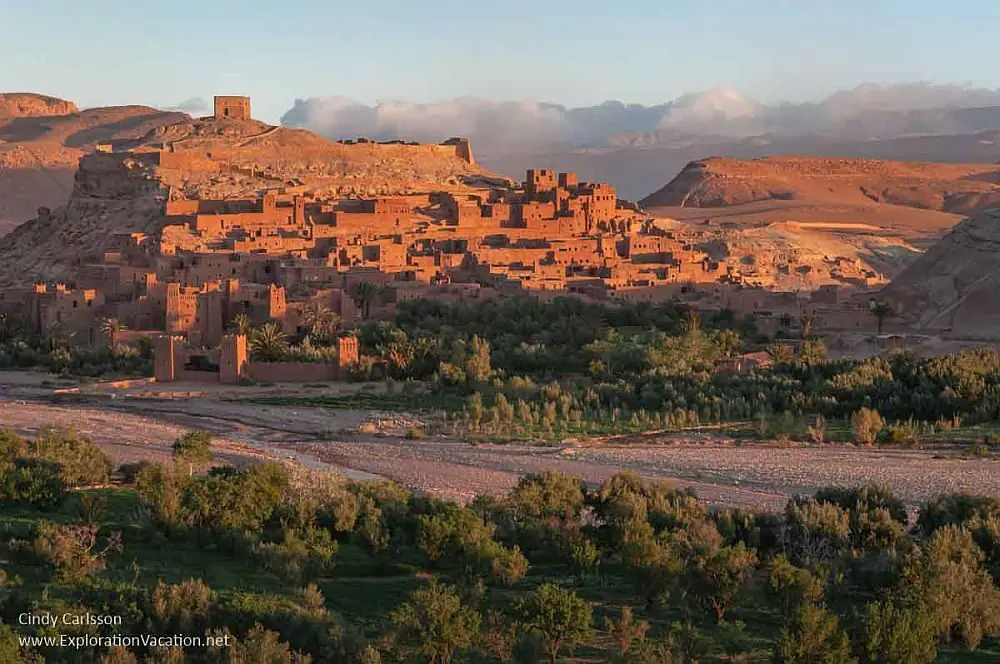 Ksar of Ait Ben Haddou on the caravan route between Marrakech and the Sahara